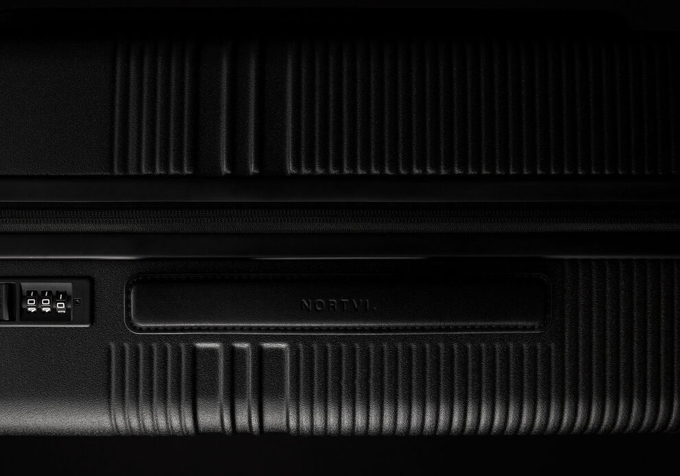 Elite Cabin Suitcase | with Front Pocket | Midnight Black